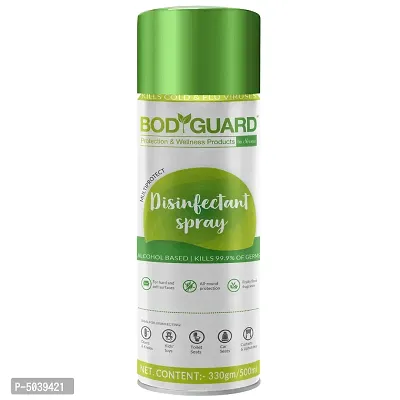 BodyGuard Multipurpose Alcohol Based Disinfectant Spray - 500 ml, Kills 99.9% Of Germs-thumb0