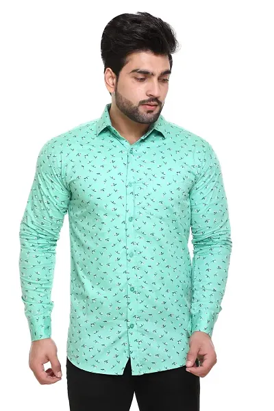 5AM | Cotton Blend Full Sleeves Printed Shirt | for Men & BOY | Pack of 1