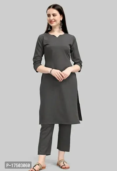 A-Line   Crepe Kurta Bottom Set For Women