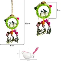 Home Deacute;cor Artificial Hanging Jute Bird Nest Chidiyan Ka Ghosla for Balcony and Garden Decorative Showpiece Pack of 2-thumb3