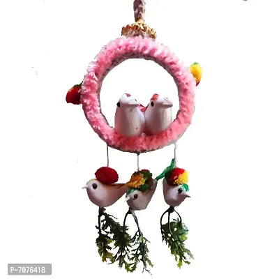 Home Deacute;cor Artificial Hanging Jute Bird Nest Chidiyan Ka Ghosla for Balcony and Garden Decorative Showpiece Pack of 2-thumb5