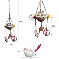 Home D&eacute;cor Artificial Hanging Jute Bird Nest Chidiyan Ka Ghosla for Balcony and Garden Decorative Showpiece-thumb4