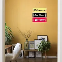 Welcome to Our Sweet Home Wall Hanging Board Plaque Sign For Room Home Deacute;cor-thumb1