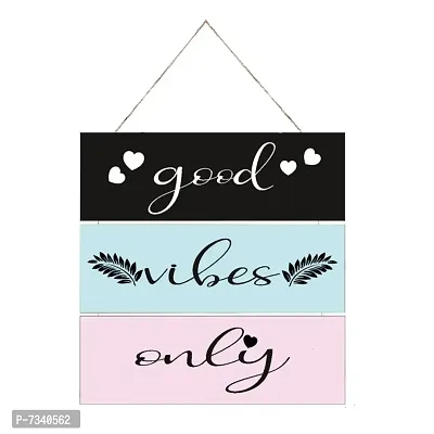 Good Vibes Only Wall Hanging Board Plaque Sign For Room Home Deacute;cor