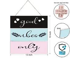 Good Vibes Only Wall Hanging Board Plaque Sign For Room Home Deacute;cor-thumb3