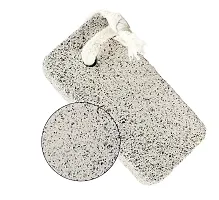 Square Shaped Pumice Stone, White With Rope For Hanging Buy One Get One Free-thumb2