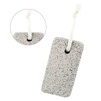 Square Shaped Pumice Stone, White With Rope For Hanging Buy One Get One Free-thumb3