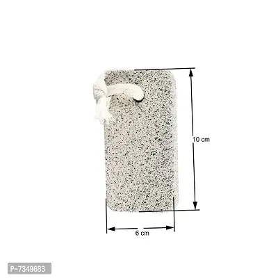 Square Shaped Pumice Stone, White With Rope For Hanging Buy One Get One Free-thumb5