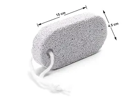 Long Shaped Pumice Stone, White With Rope For Hanging Buy One Get One Free-thumb3