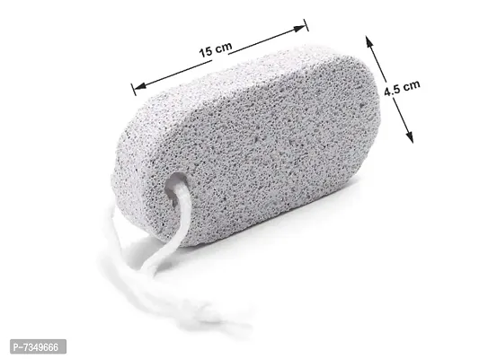 Long Shaped Pumice Stone, White With Rope For Hanging Buy One Get One Free-thumb4