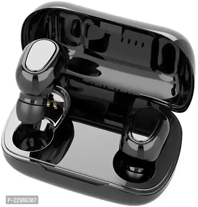 Havok Portable In-Ear TWS Bluetooth L-21 Earbuds Bluetooth Headset with Chaging Case (with Mic)-thumb0