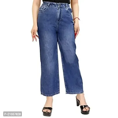 Trendy looks Girl's Denim Bell Bottom Jeans, solid Bottom, Trendy Look in  Different Shades, Comfortable Women's