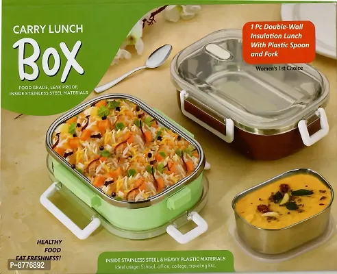 Sturdy Stainless Steel Leakage Proof Lunch Box-thumb0