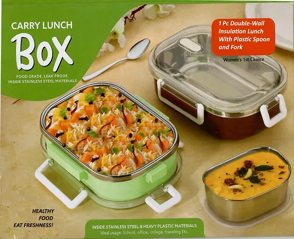 Sturdy Stainless Steel Leakage Proof Lunch Box