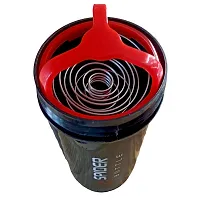 Stylish Spider Protein Gym Shaker Bottle For Gym And Multi Purpose 500ml (Red,1Pcs)-thumb4