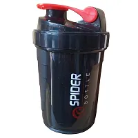 Stylish Spider Protein Gym Shaker Bottle For Gym And Multi Purpose 500ml (Red,1Pcs)-thumb1