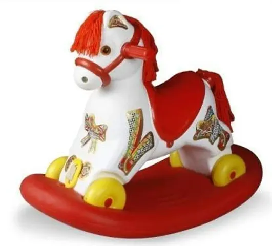 Sultana baby horse rider, ride on horse / rocker toy, horse rocker, kids ride on, 2 in 1 rock and ride for infant with handle, for children / kids suitable for boys  girls , 1 to 3 years toddler