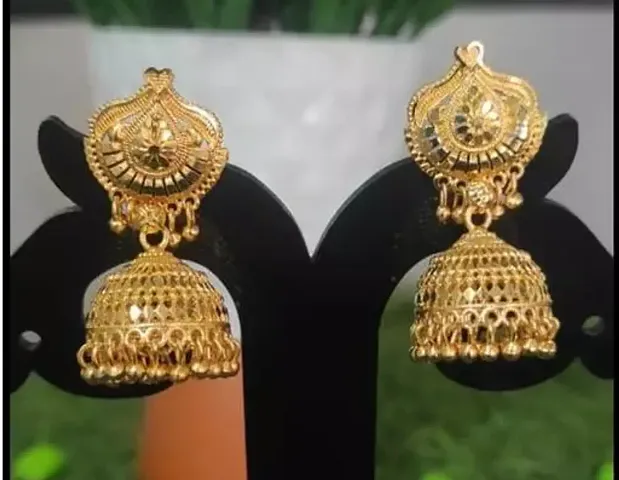 Golden Jhumkas