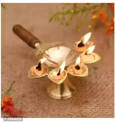 Classic Brass Panch Aarti Spacial For Every Puja And Aarti