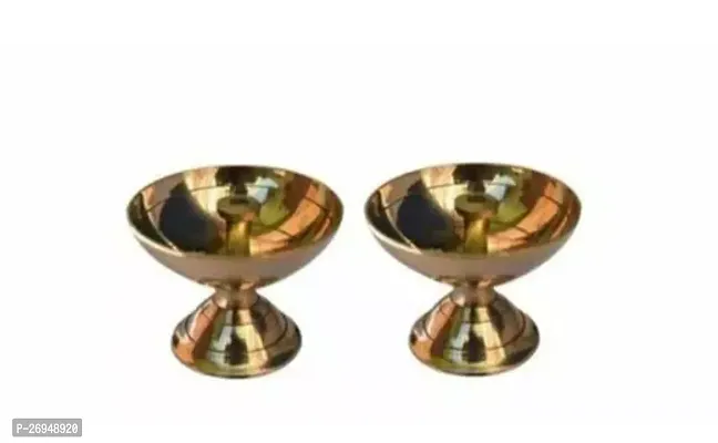 Classic 2 Combo Of Brass Diya Spacial For Fastival