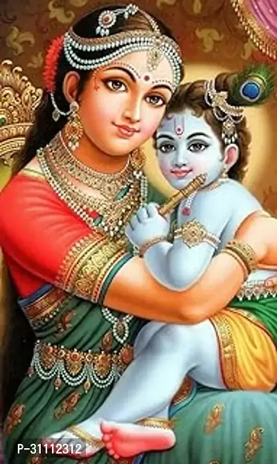 Adorable little baby Krishna beautiful Hd poster 18 X 12inch 03 Fine Art Print 18 inch X 12 inch rolled