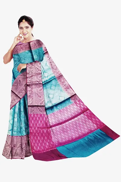 Glamorous Cotton Saree without Blouse piece 