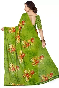 Trendy Georgette Saree with Blouse Piece for Women-thumb3