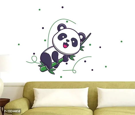 Buy woopme Baby Panda in Bamboo Wall Stickers for Living Couple Kids Bedroom  Hall Home Decoration Printed Vinyl Sticker L X H 93 X 118 Cms Online In  India At Discounted Prices