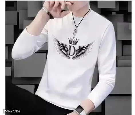 Trendy Stylish Polyester Round Neck Tees for Men