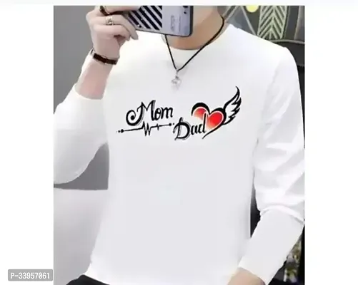 Stylish Polyester Printed T-Shirt for Men-thumb0