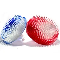 advancedestore Portable Pocket Comb, 2 Thin Portable Comb, Scalp Massager (Oiling and Shampooing) Hair Comb Brush (Pack of 4 Multi Color)-thumb2