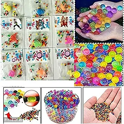 Magic Water Jelly Balls for Kids 12 Packet Water Crystal Ball with | Multi-Color Jelly Ball for Kids , Crystal Beads for Craft-thumb0