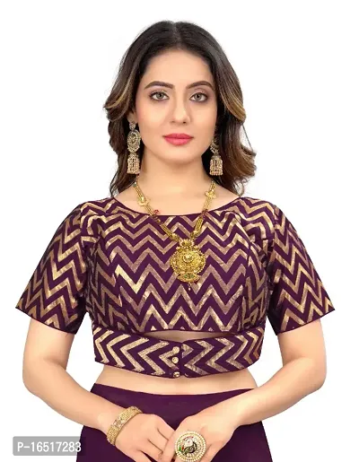 New Look Georgette Saree And Stitched Blouse-thumb5