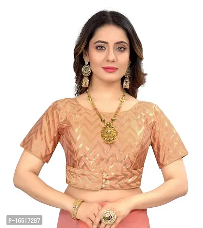 New Look Georgette Saree And Stitched Blouse-thumb3