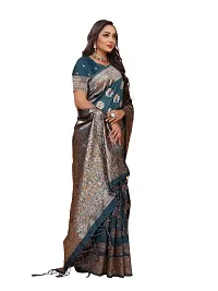 New look Banarasi Saree With Beautiful Zari Work and Blouse-thumb2