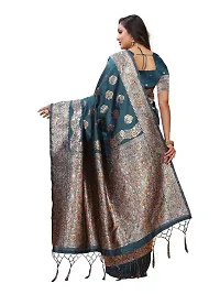 New look Banarasi Saree With Beautiful Zari Work and Blouse-thumb4