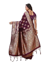 New look Banarasi Saree With Beautiful Zari Work and Blouse-thumb4