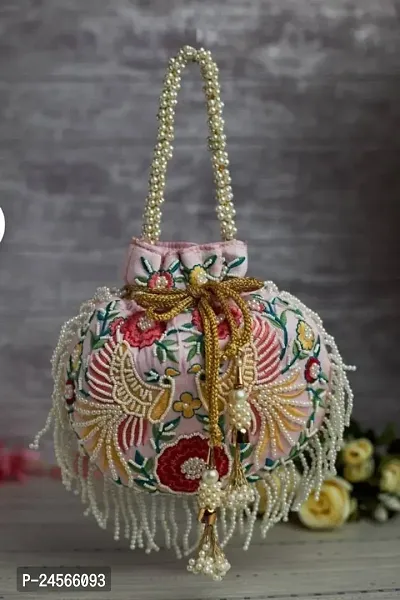 Fancy Art Silk Potlis For Women