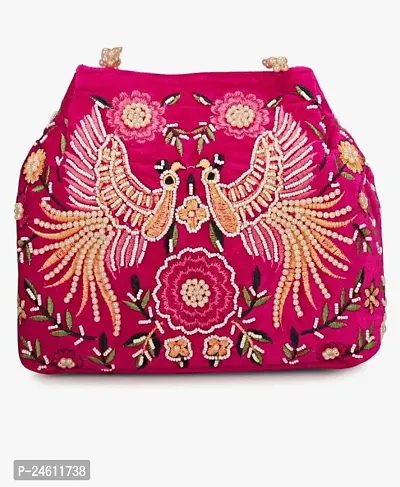 Fancy Velvet Potli Bags For Women