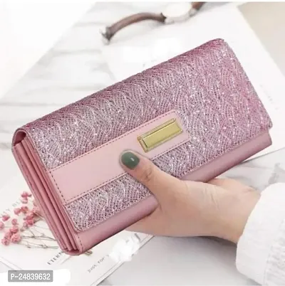 Fancy Synthetic Leather Wallets For Women-thumb0