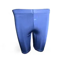 Stylish Nylon Solid Tight Shorts Pack of 2-thumb1