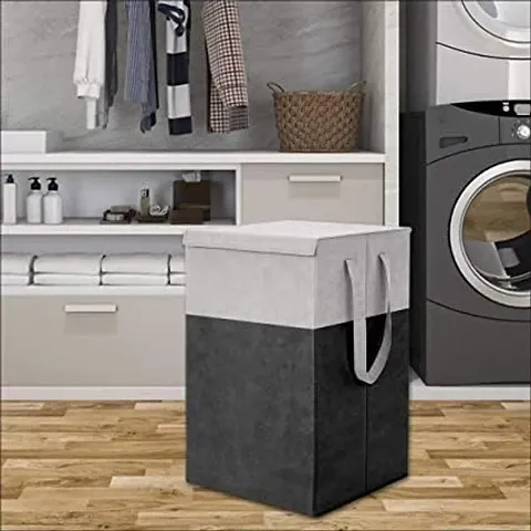 Urban Utopia Laundrty Basket | Laundry Hamper With Lid & Handles | Toy Storage Basket | Storage Basket for Bedroom | Collapsible Laundry Basket | Clothes Storage Basket
