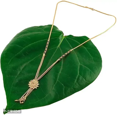 Stylish Golden Brass Jewellery Set For Women Pack Of 2-thumb3