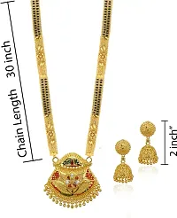 Stylish Golden Brass Jewellery Set For Women-thumb2