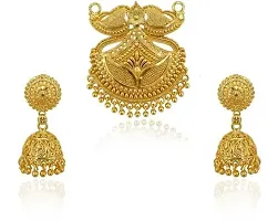 Stylish Golden Alloy Jewellery Set For Women Pack Of 2-thumb1