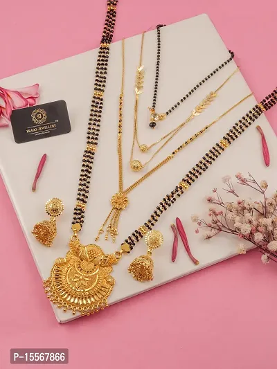 Stylish Golden Alloy  Jewellery Set For Women-thumb0