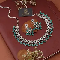 Stylish Green Alloy Jewellery Set For Women-thumb2