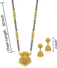 Stylish Golden Brass Jewellery Set For Women-thumb3