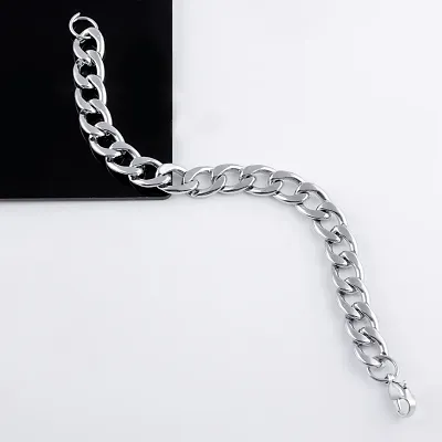 Stainless Steel Silver Plated Alloy Designer Bracelet for Men Jewellery