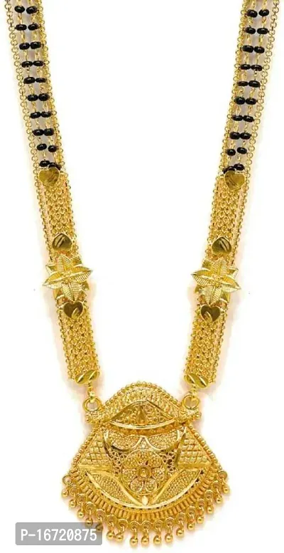 Traditional Necklace Pendant Gold Palted Glorious Hand Long Mangalsutra-thumb2